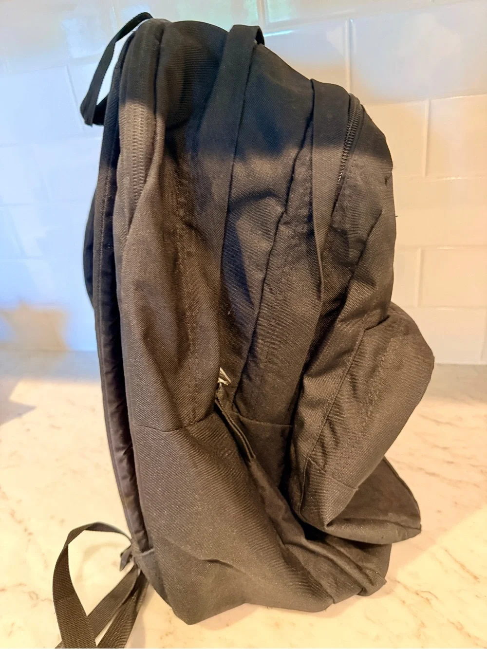 Jansport Black Classic Front-Zip Backpack